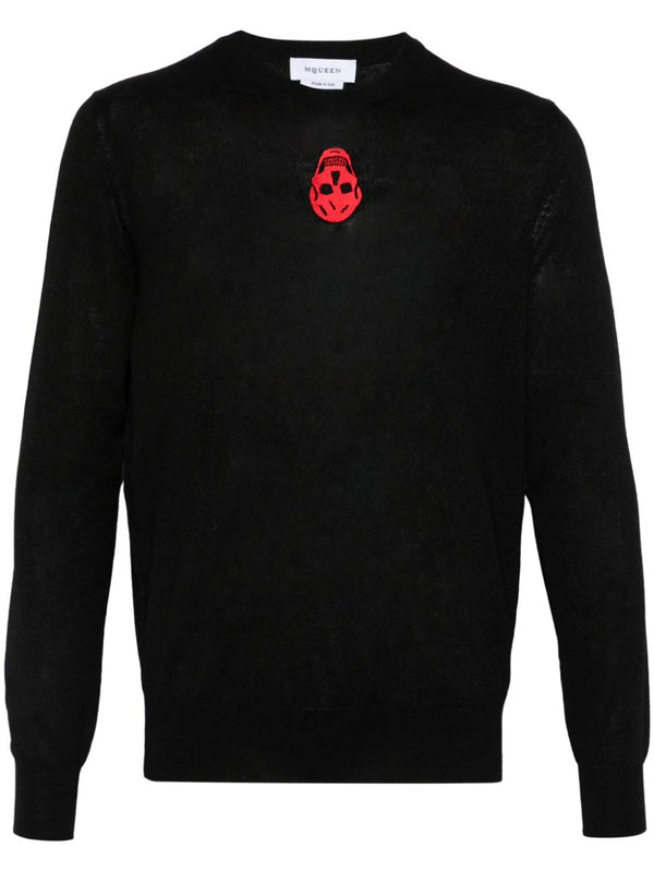 【送料&関税込】Alexander McQueen Studded Shoulder Sweater Alexander McQueen Studded Shoulder Sweater Alexander McQueen