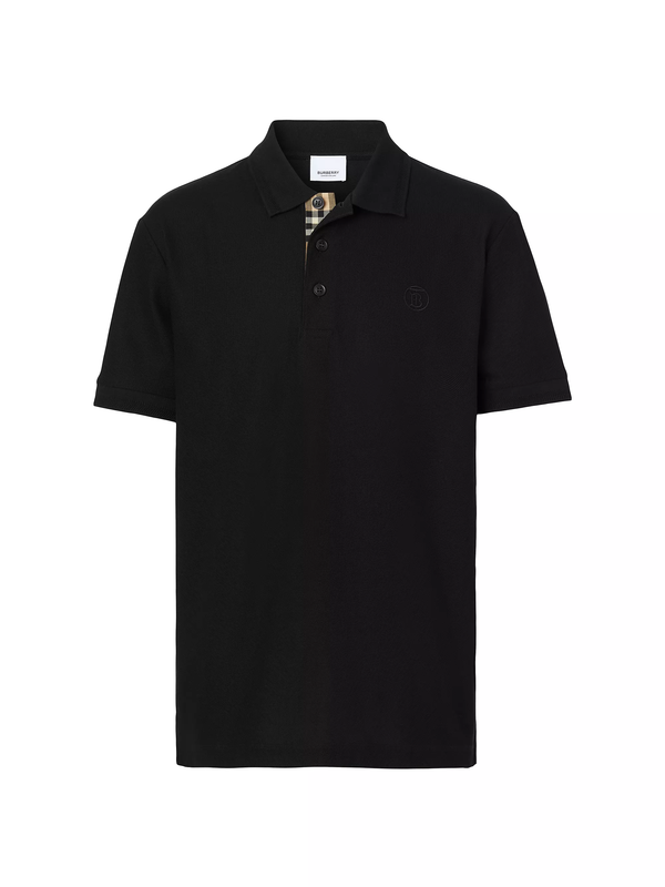 Tシャツ・カットソー Burberry SS24 'Eddie' polo shirt (8084012 WHITE) BURBERRY: Polo shirt men - White | Burberry polo shirt