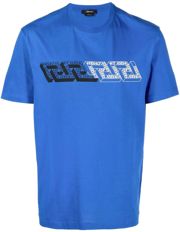 Tシャツ・カットソー Versace 1003711 1A02322 GRECA SPORTS T-shirt Versace Greca t-shirt - Black - Men | 10037111A023221B000