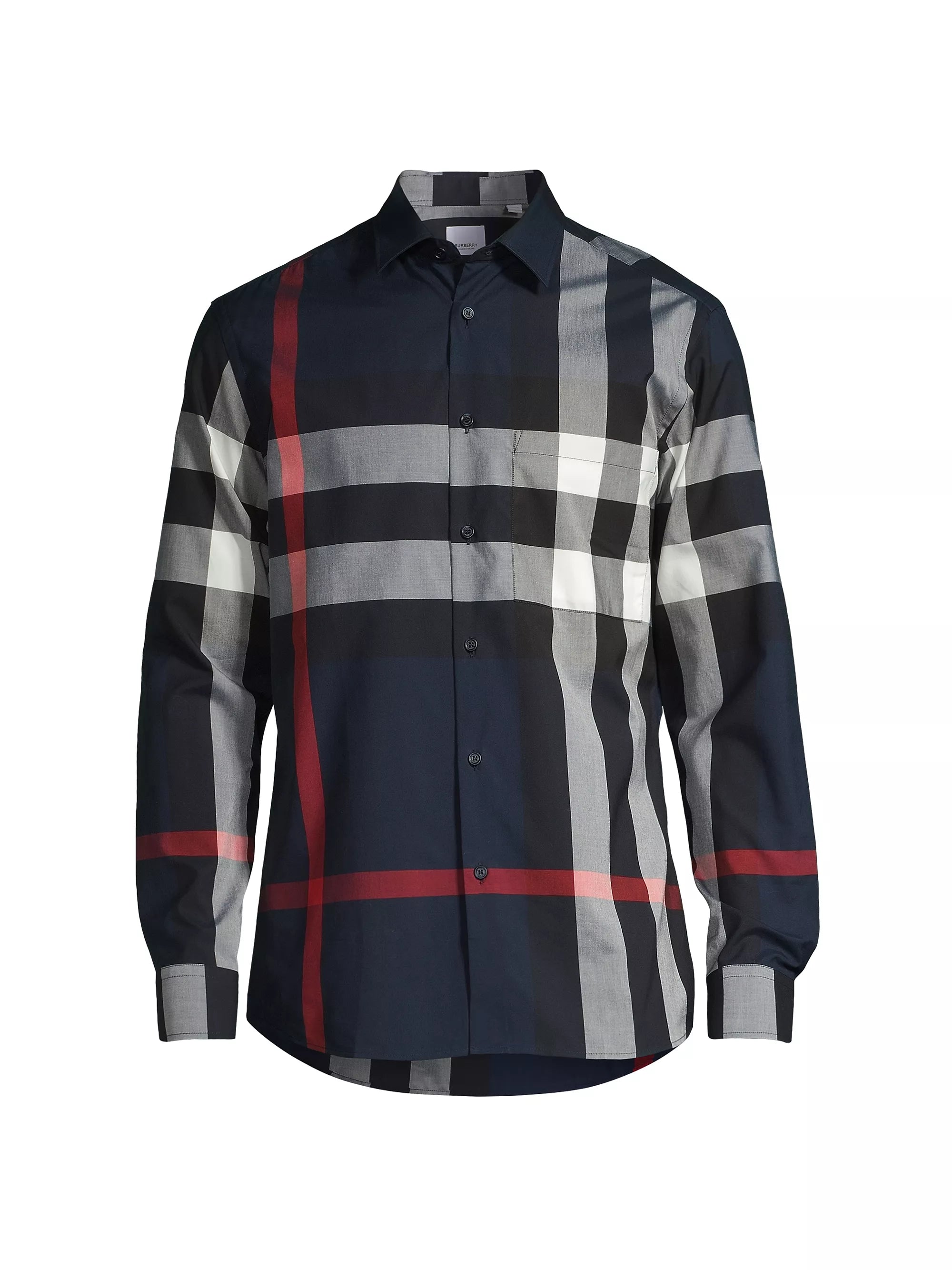 Burberry long sleeve shirts on sale