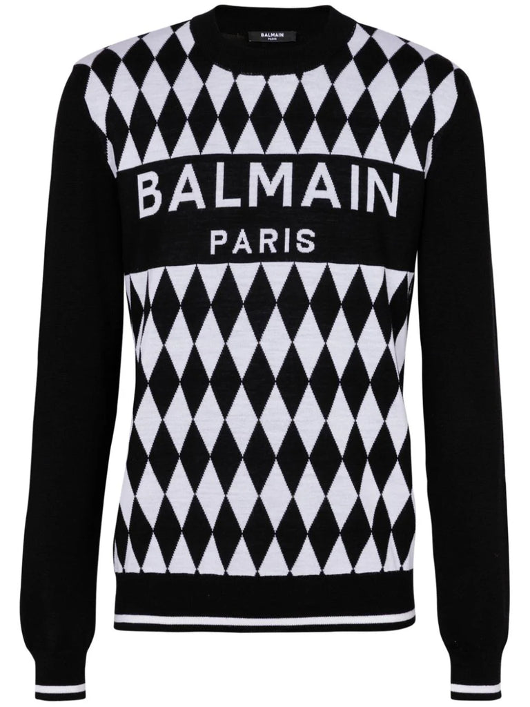 Balmain Diamond Logo Sweater - Joseph | Men Balmain Diamond Logo Sweater - Joseph | Men