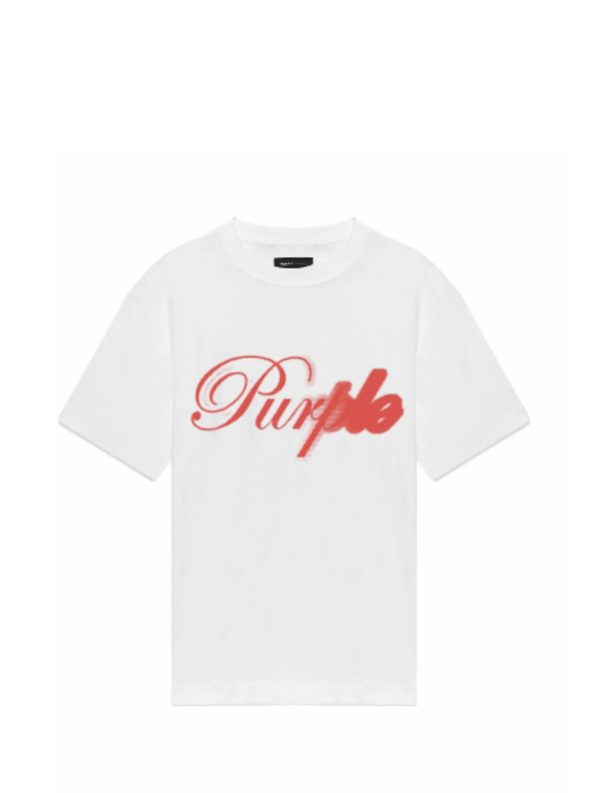 Purple Brand Blurred Script Tee