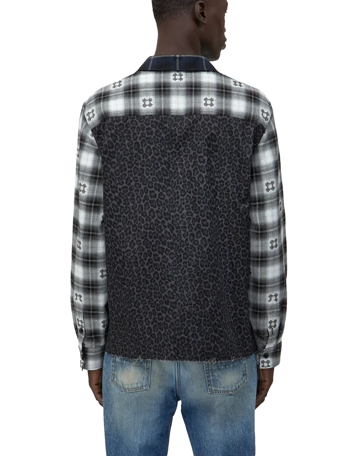 Amiri SPLICED MA QUAD FLANNEL