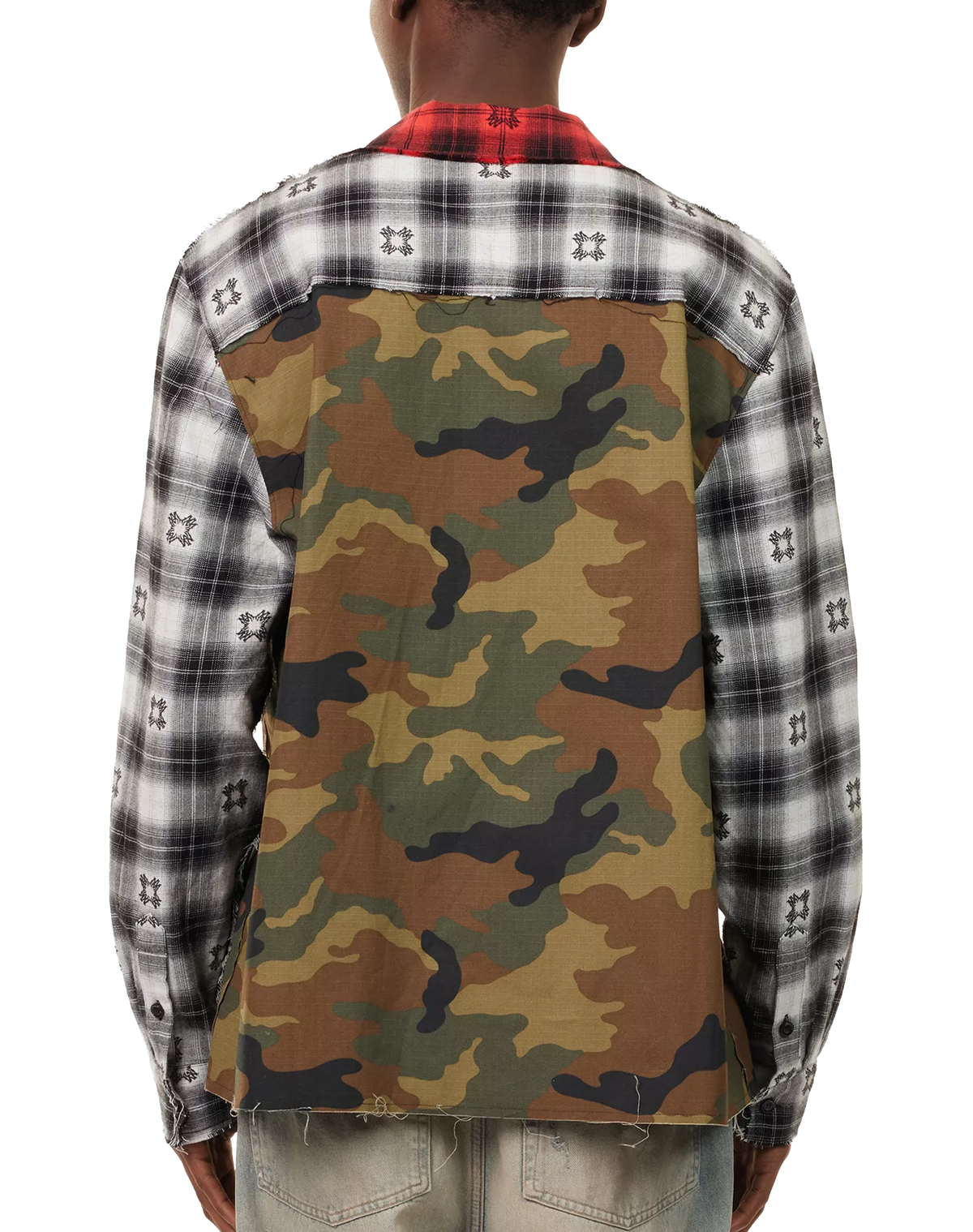 Amiri SPLICED MA QUAD FLANNEL