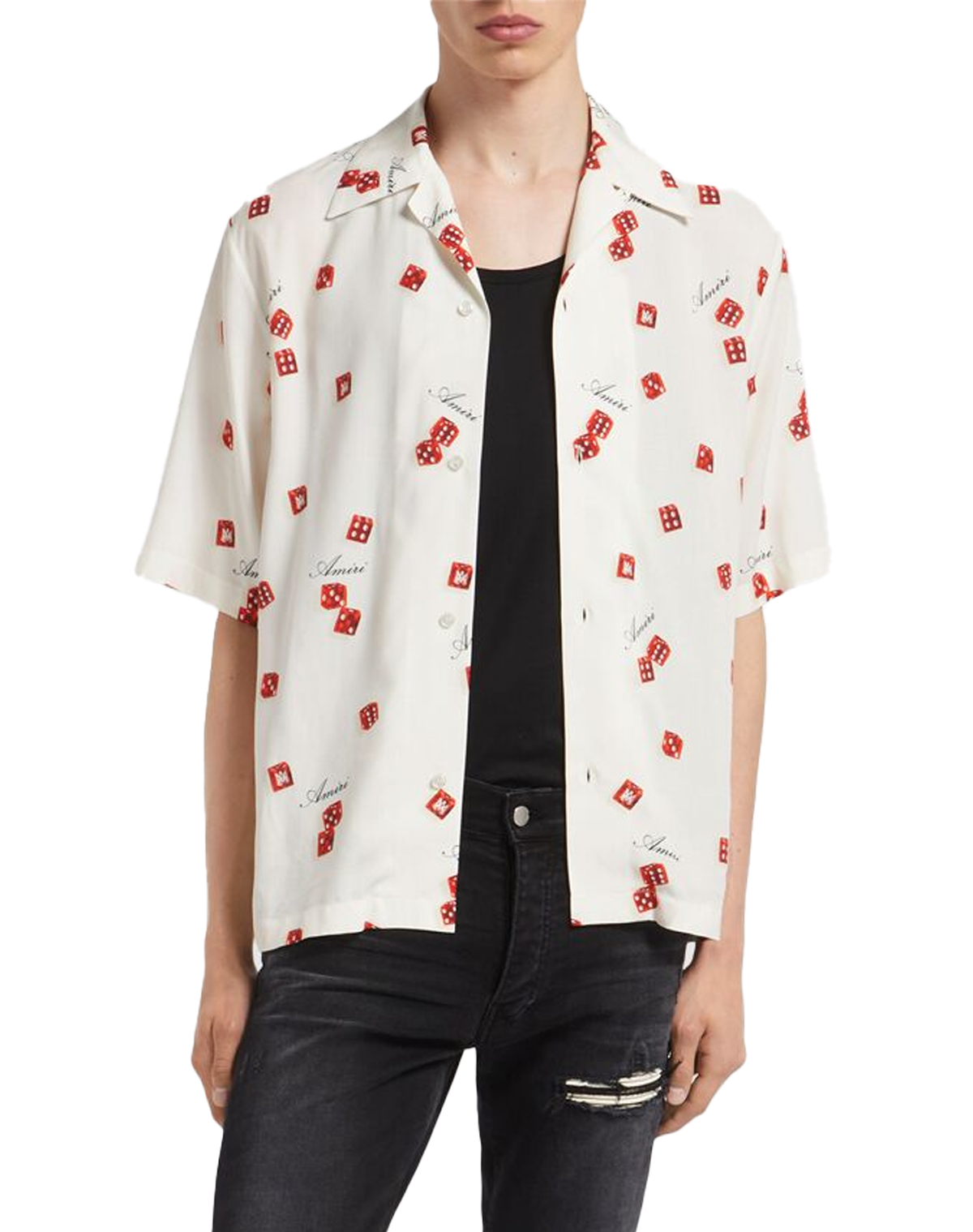 Amiri Dice printed bowling shirt