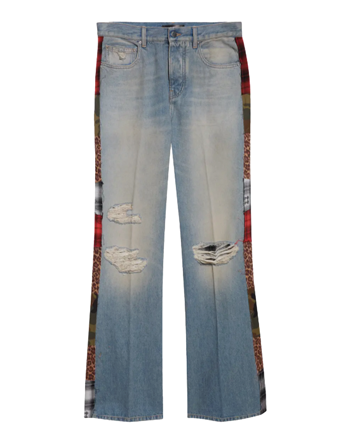 Amiri Patchwork Bootcut Jean
