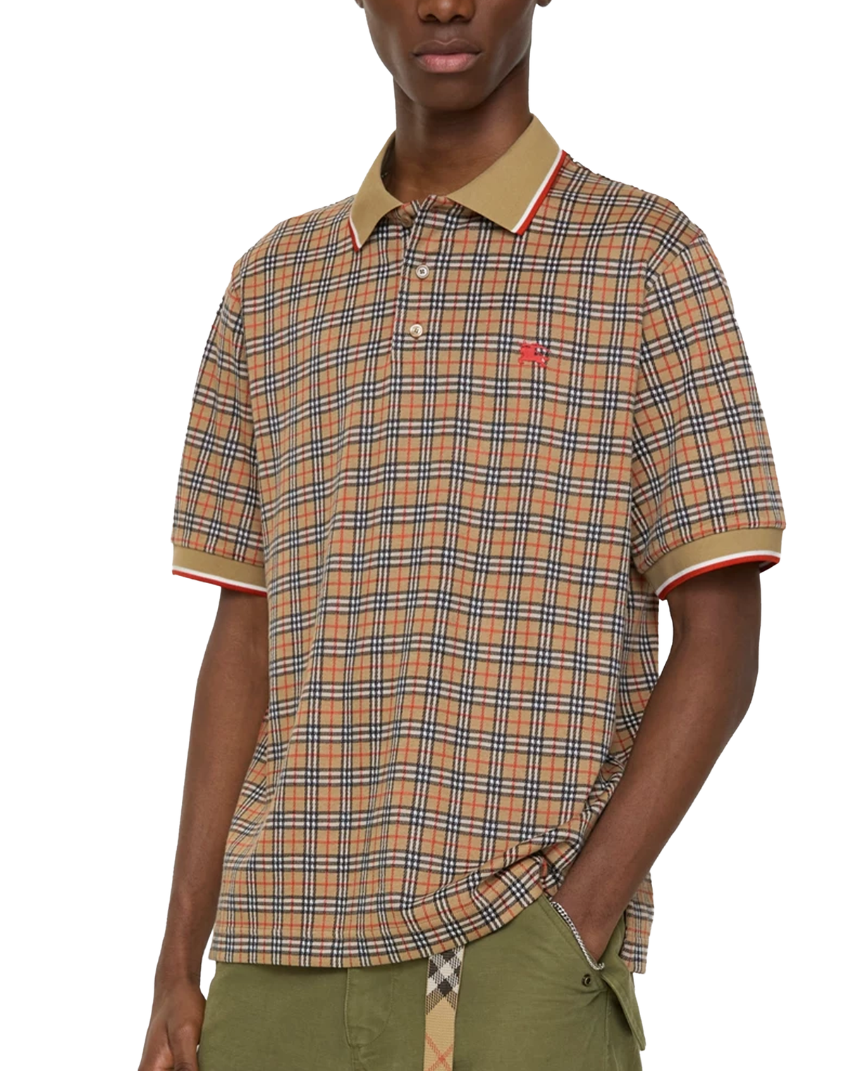 Burberry Check Polo Shirt