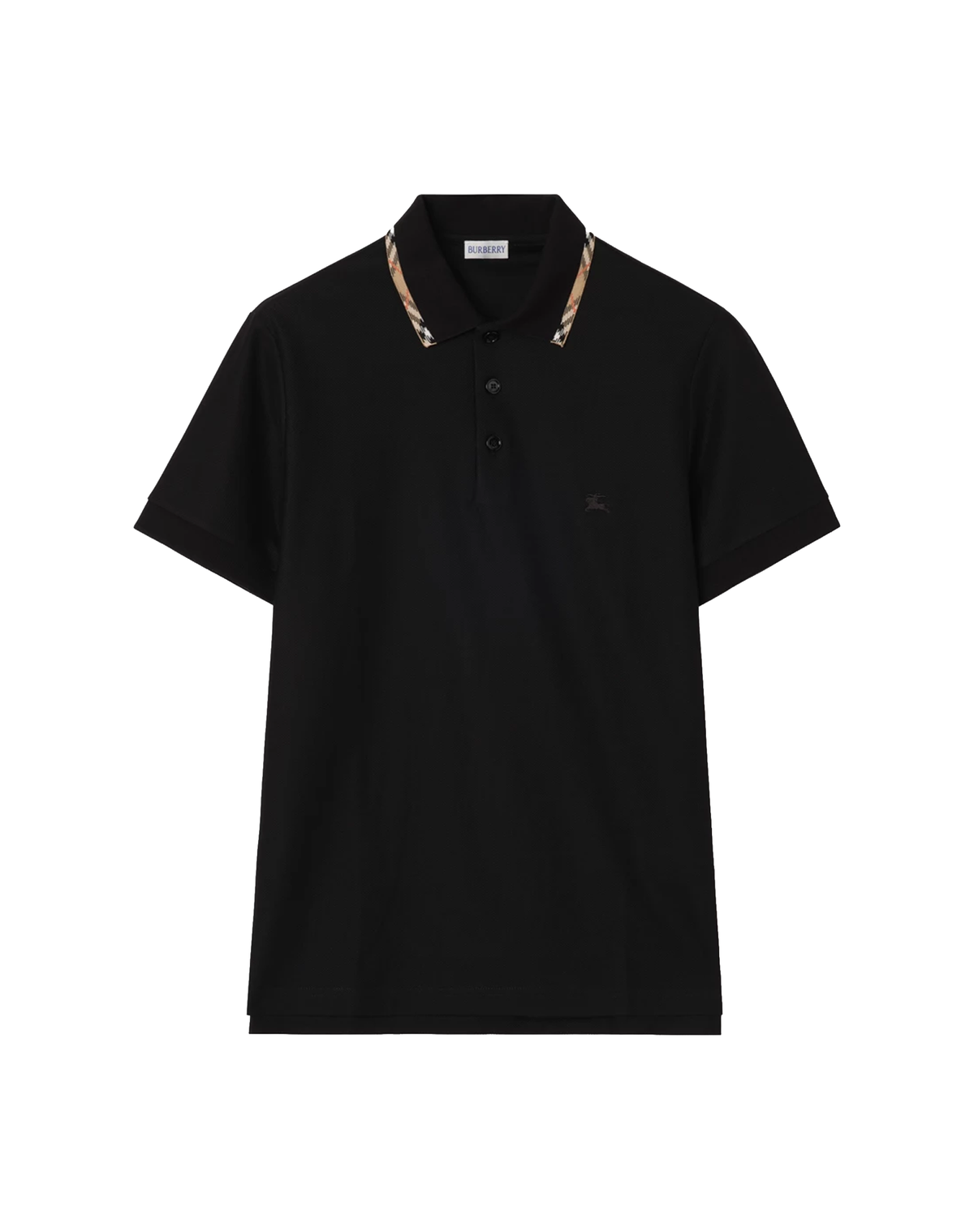 Burberry Check Trim Polo Shirt