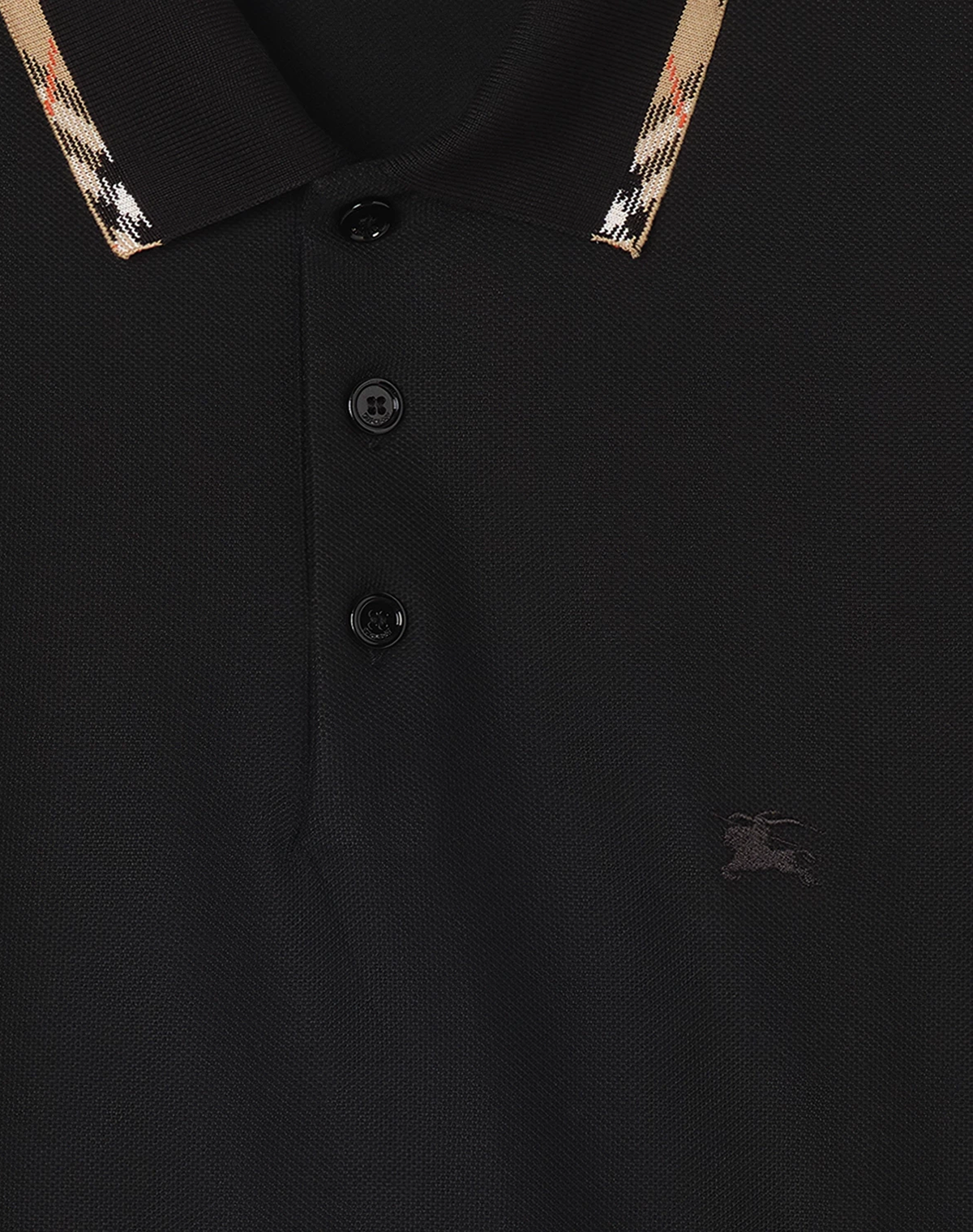Burberry Check Trim Polo Shirt