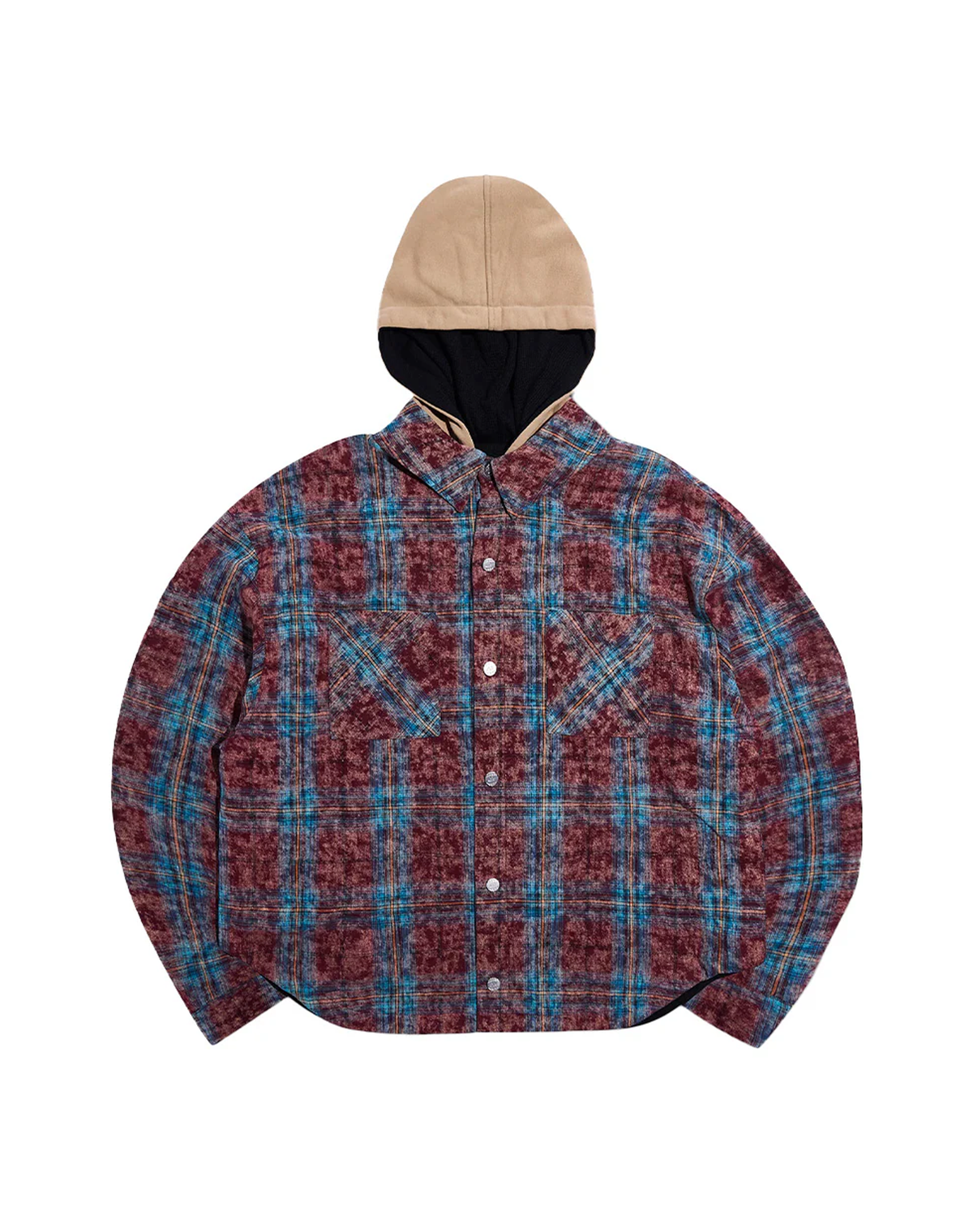 Diet Starts Monday Hooded Flannel