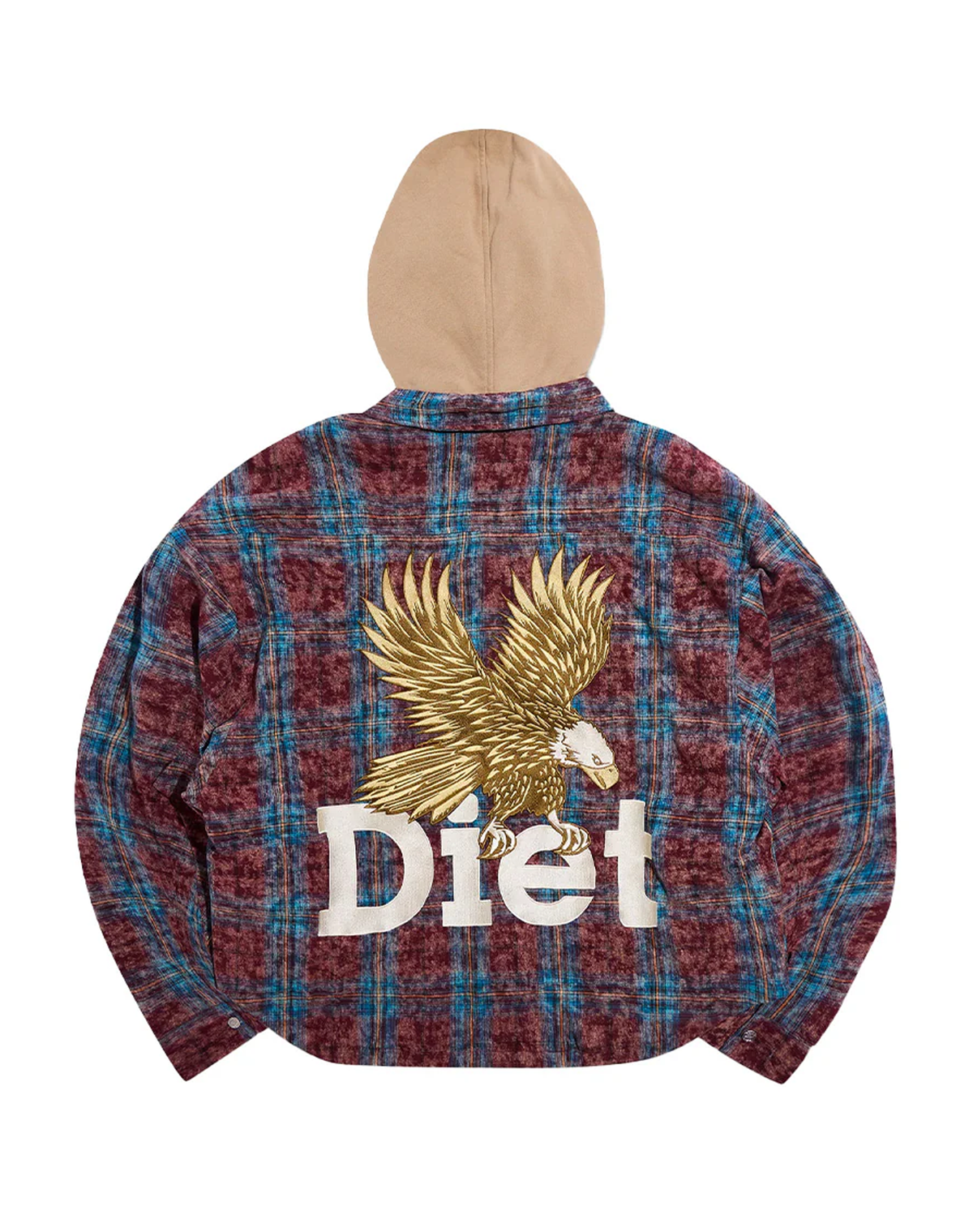Diet Starts Monday Hooded Flannel