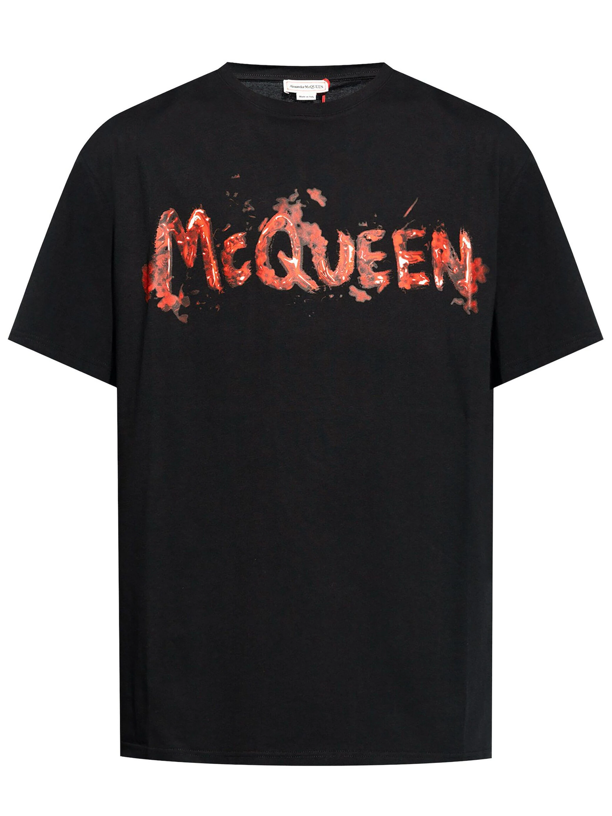 Alexander McQueen logo graffiti-print t-shirt