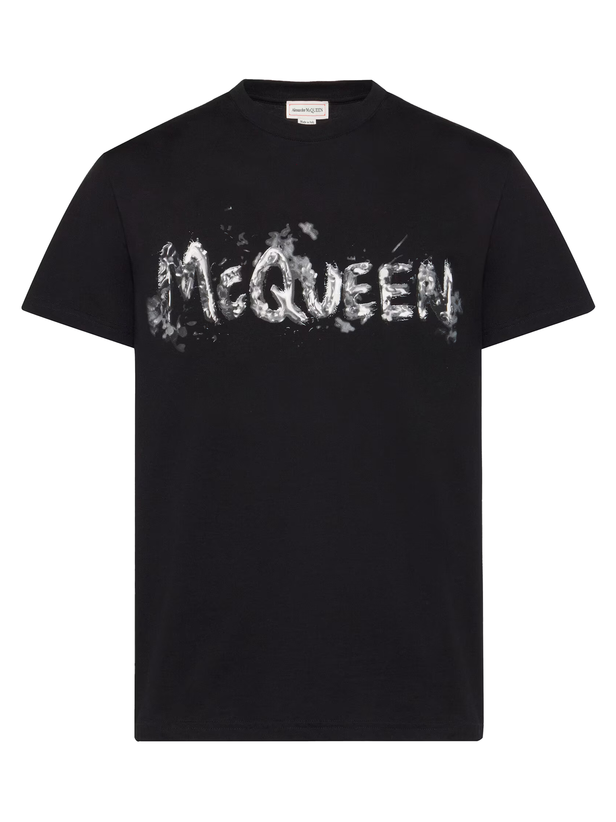 Alexander McQueen logo graffiti-print t-shirt