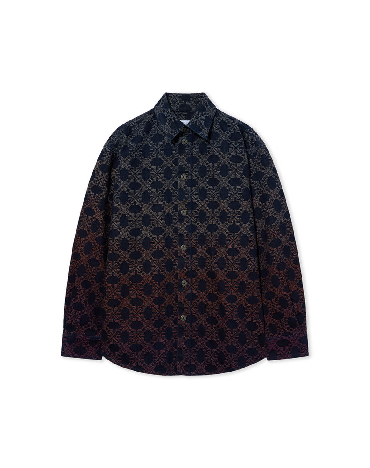 Off-White Arrow Monogram Denim Overshirt