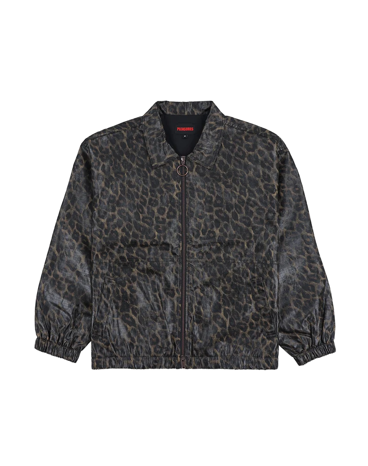 PLEASURES Leopard Waxed Jacket