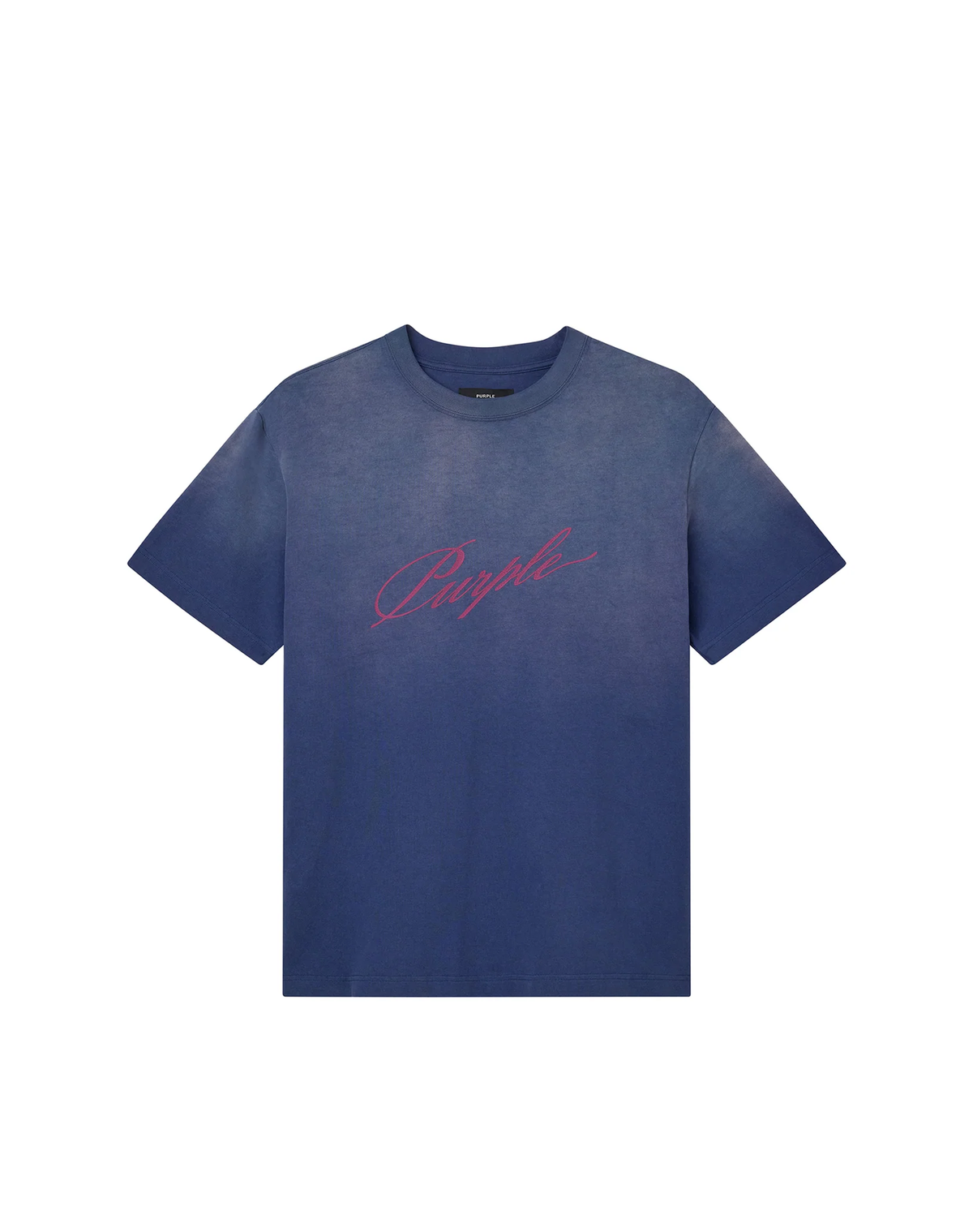 PURPLE Slanted Script Tee