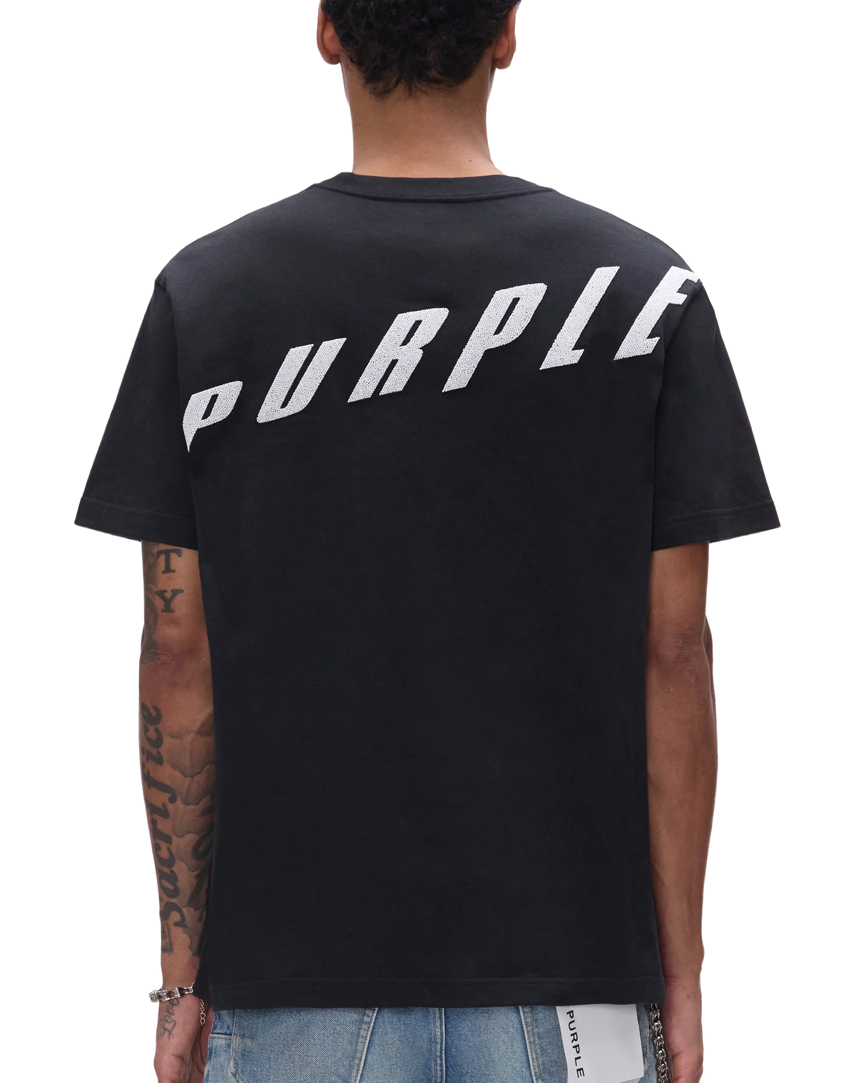 PURPLE Ascending Wordmark Tee