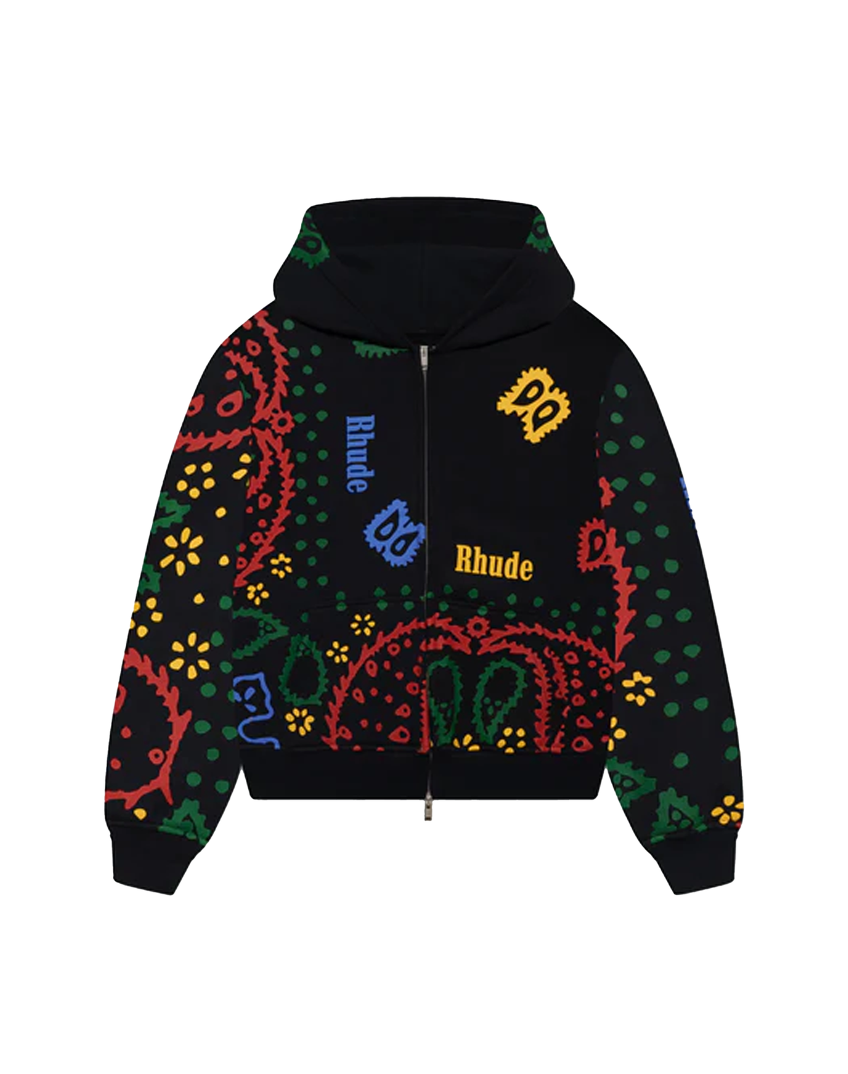 RHUDE Bandana Full-Zip Hoodie