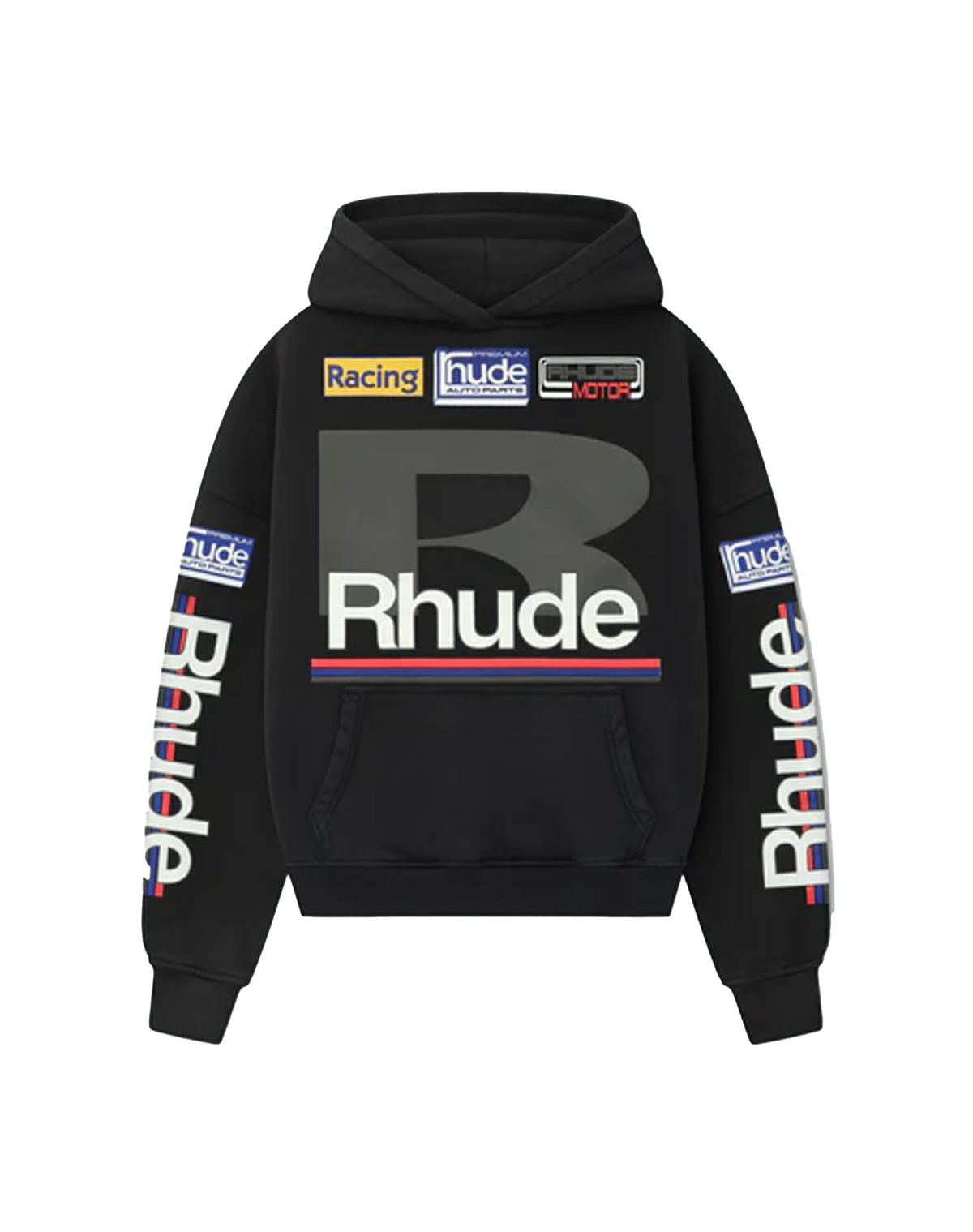 RHUDE Petrol Patch Hoodie