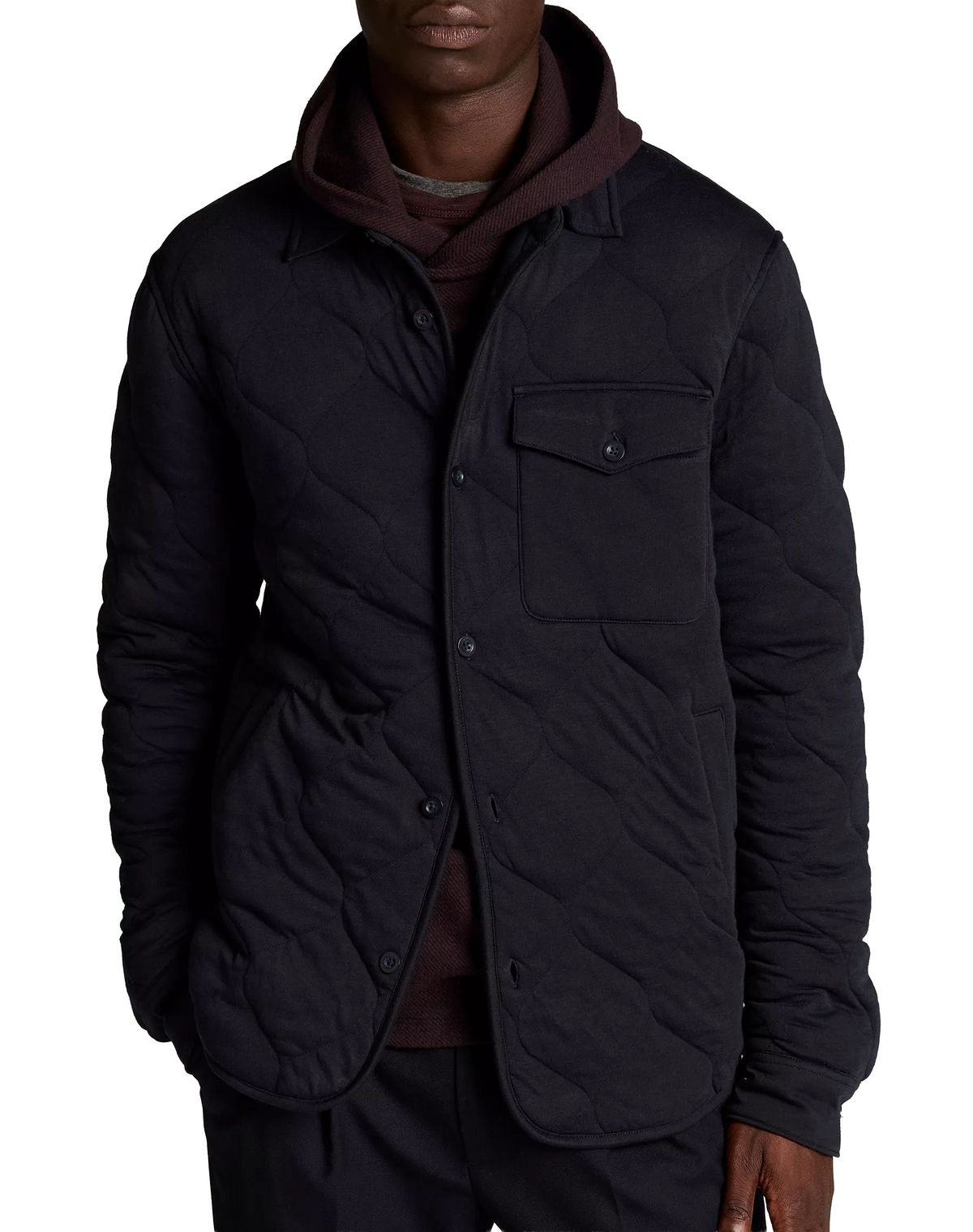 Vince Quilted Shirt Jacket