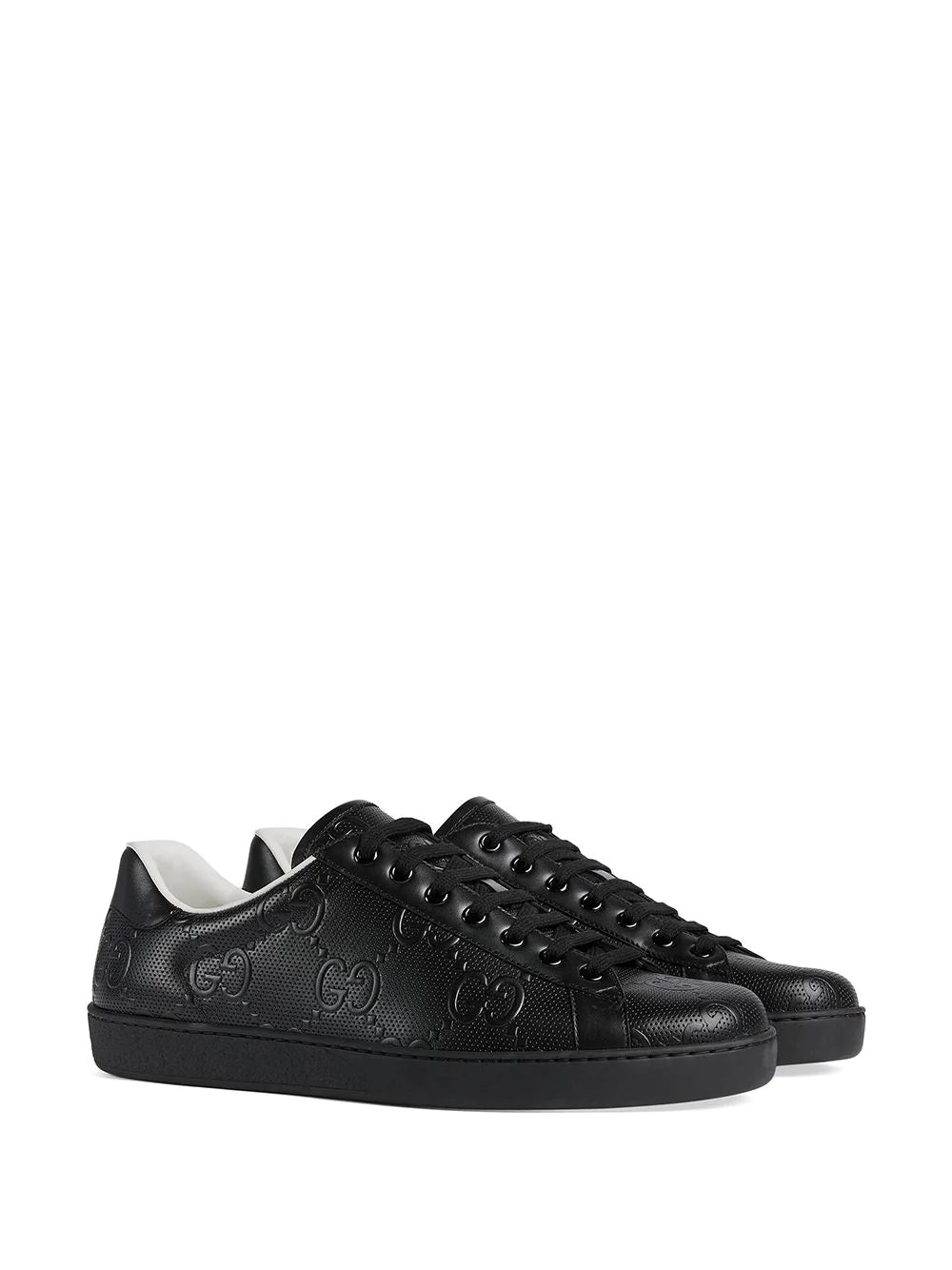 Gucci ace top black sneakers