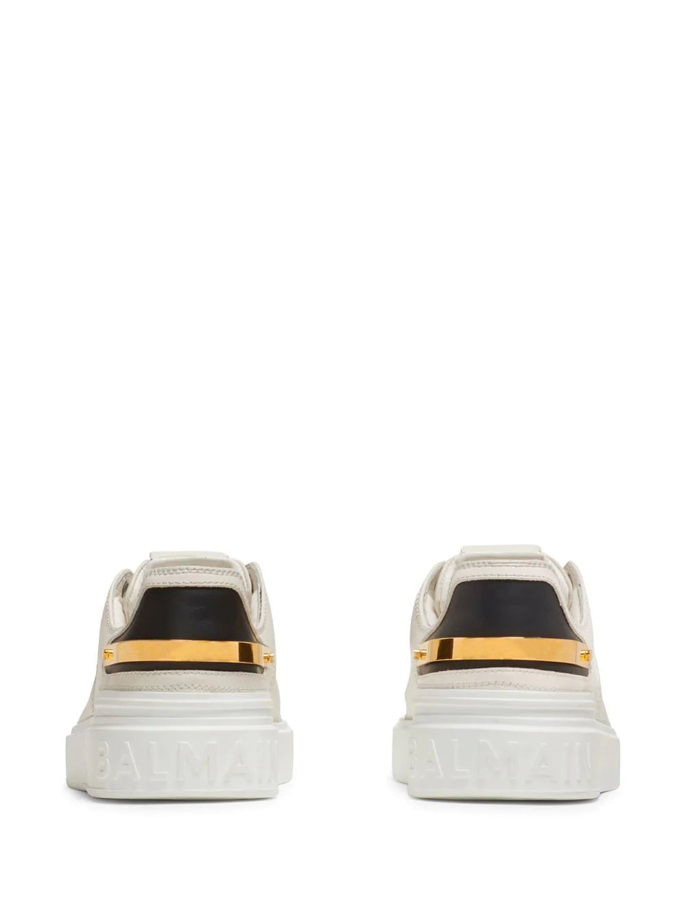 Balmain panelled low-top sneakers