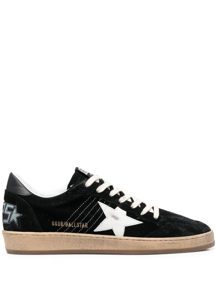 GOLDEN  BALLSTAR スニーカー 36 黒 Golden Goose Ball Star Sneakers in Black & Latte | FWRD