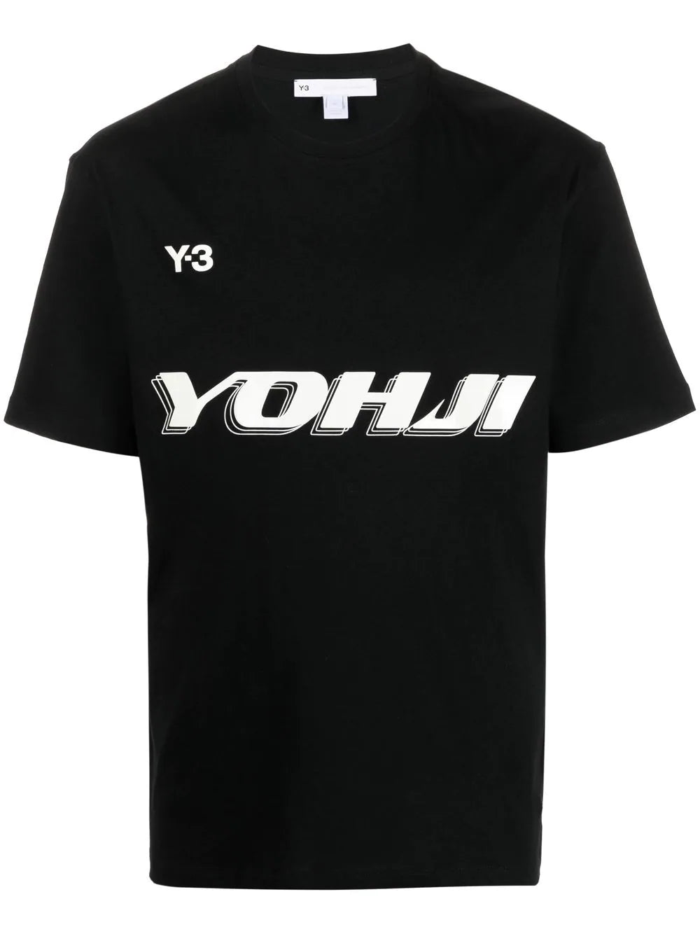 Y-3 logo-print short-sleeve T-shirt