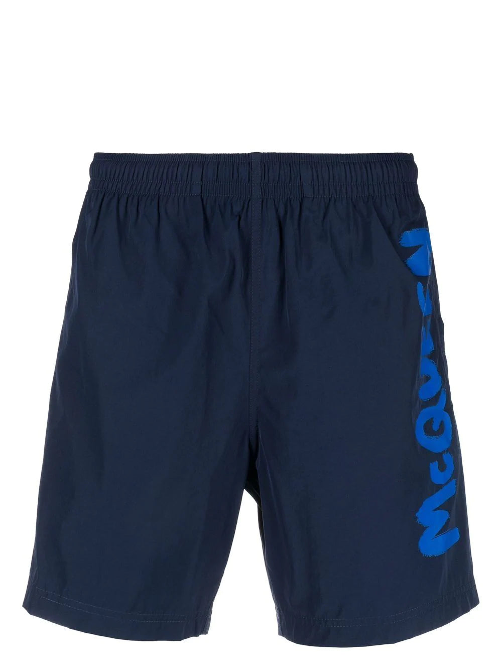 Alexander McQueen logo-print detail swim shorts