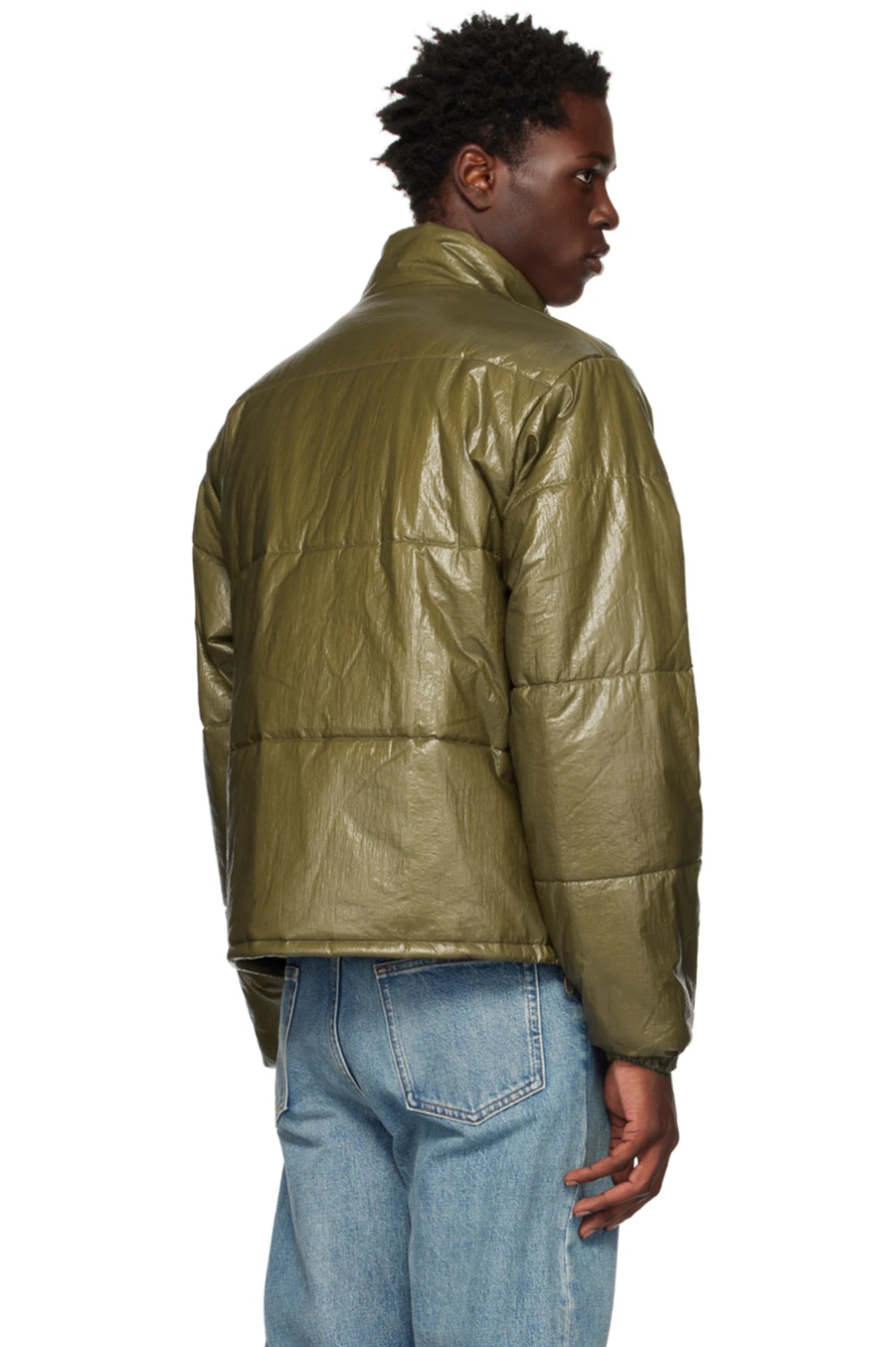 John elliott sales leather down jacket